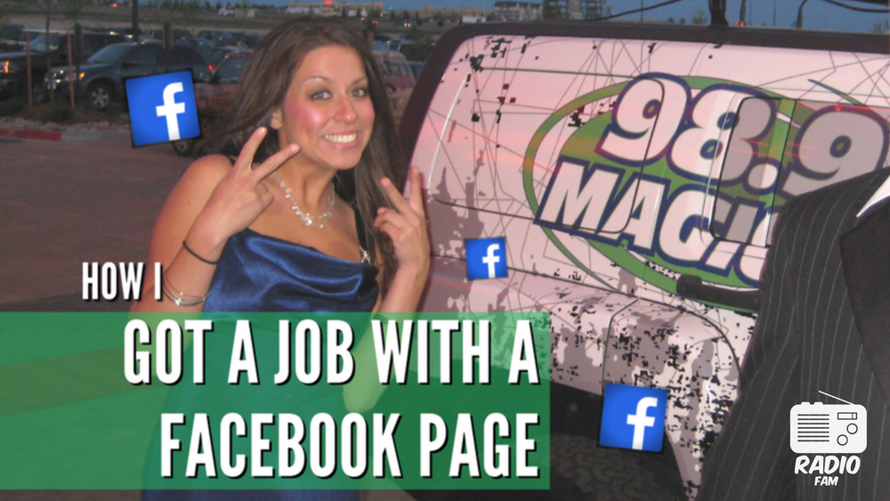 How I Got A Job With A Facebook Page