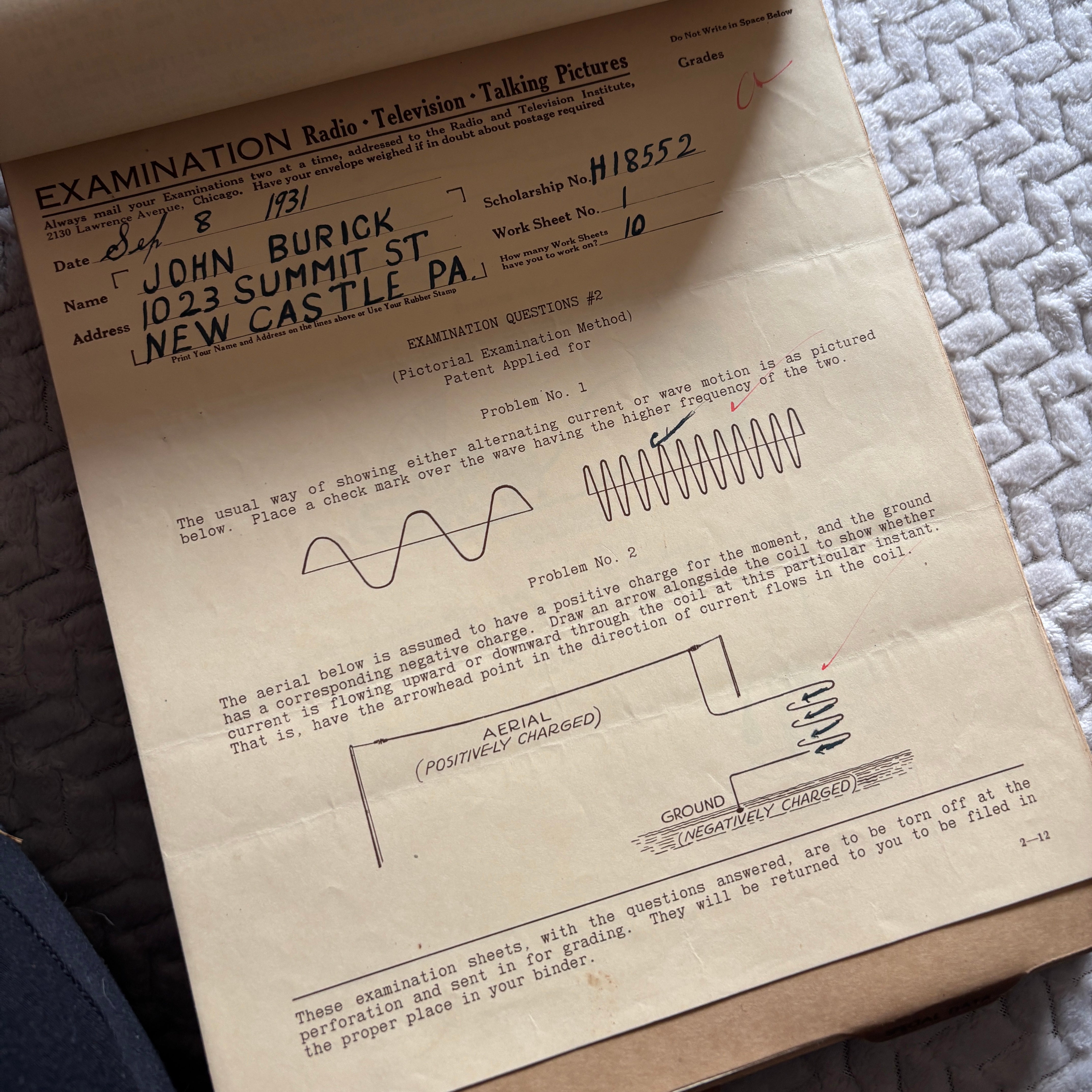 Radio and Television Institute Service Manual VTG