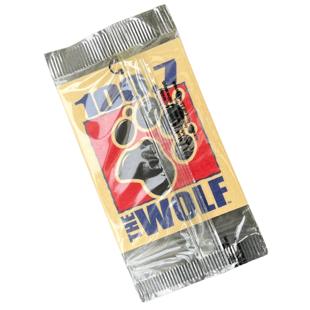 100.7 The Wolf SEATTLE Logo Air Freshener VTG