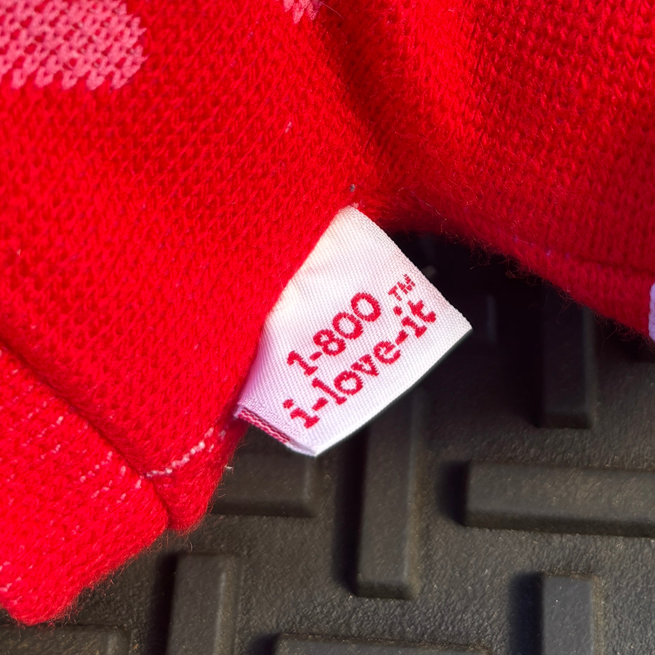 106.1 BLI Radio Station V-Day Plush Bear Vtg