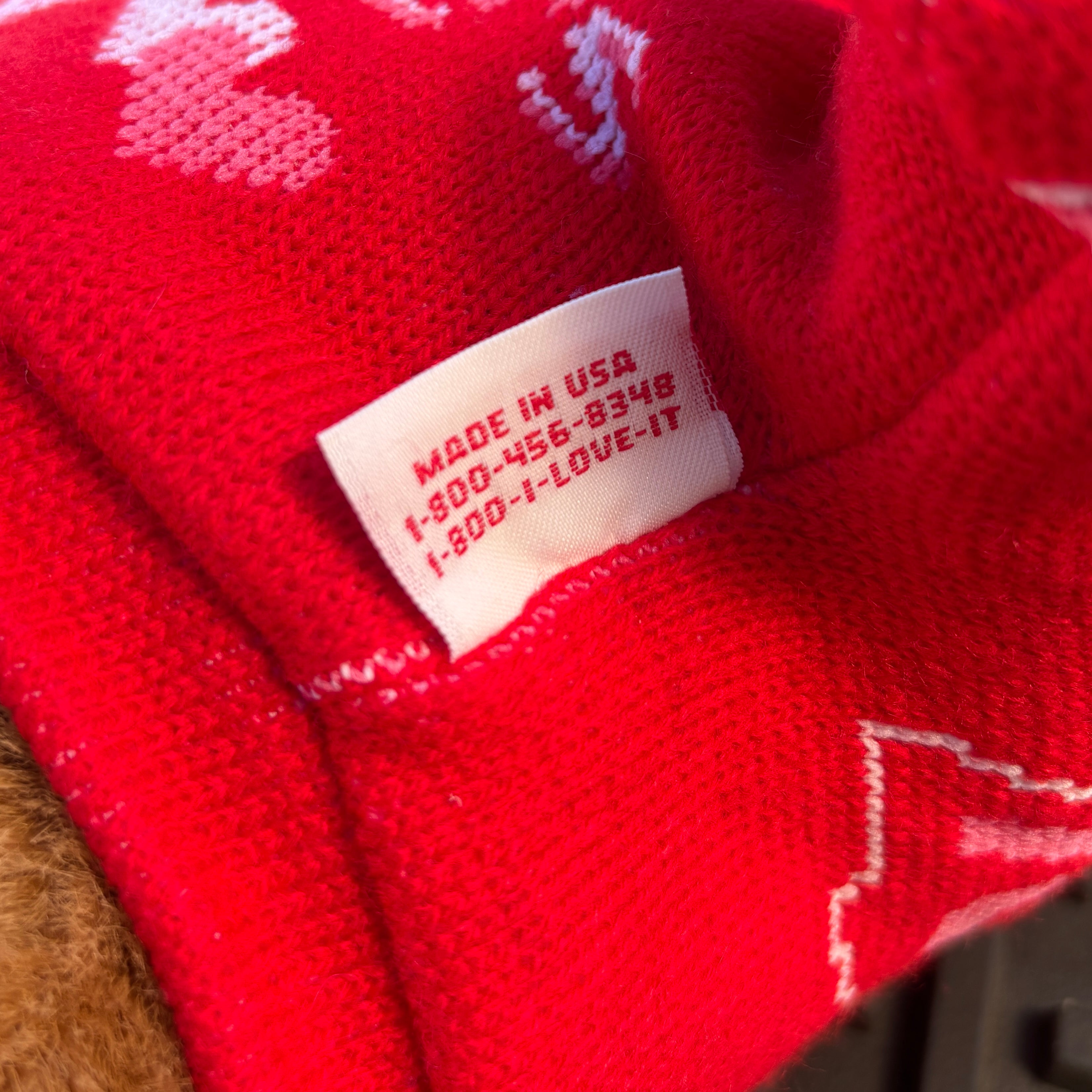 106.1 BLI Radio Station V-Day Plush Bear Vtg