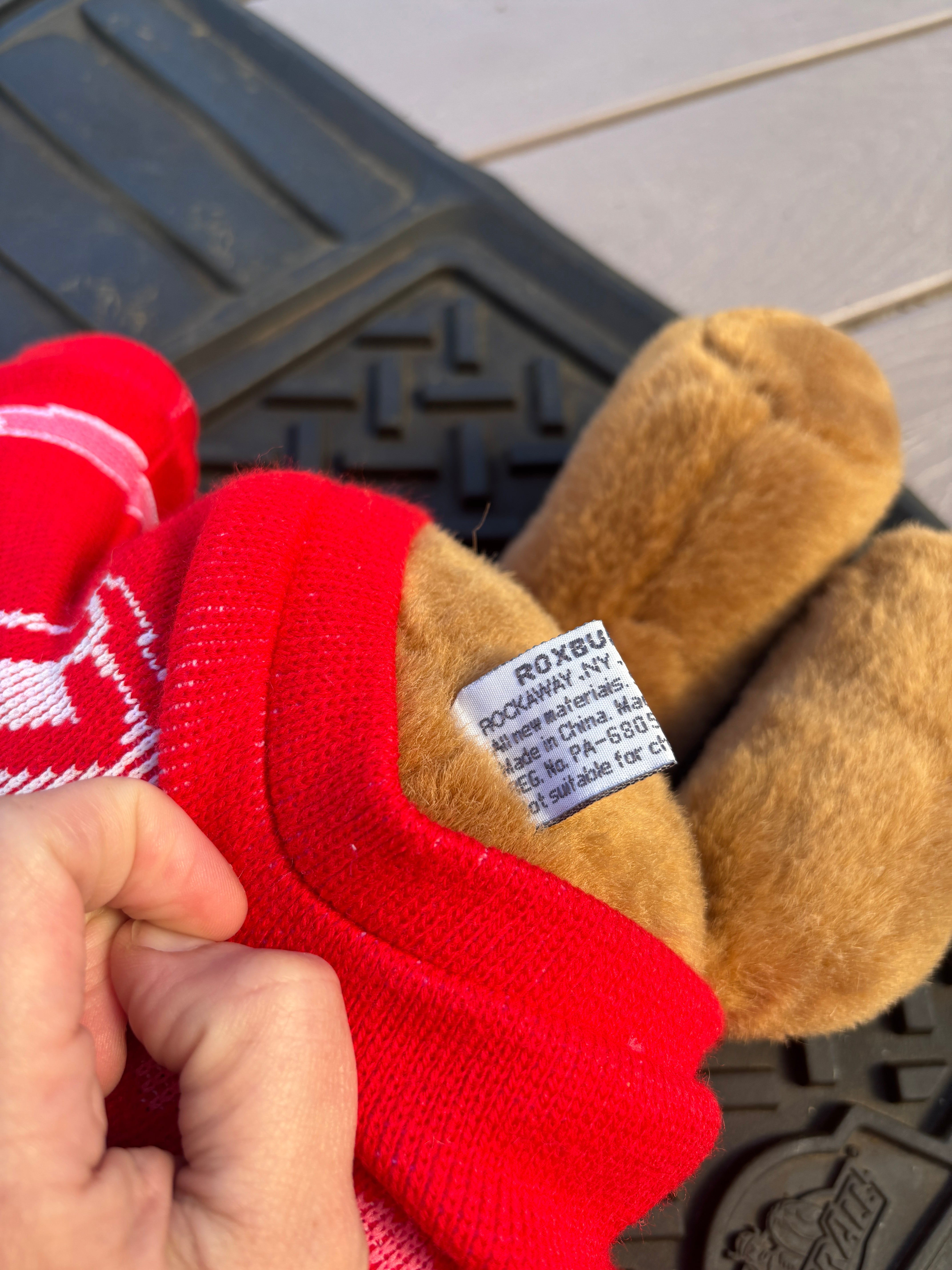 106.1 BLI Radio Station V-Day Plush Bear Vtg