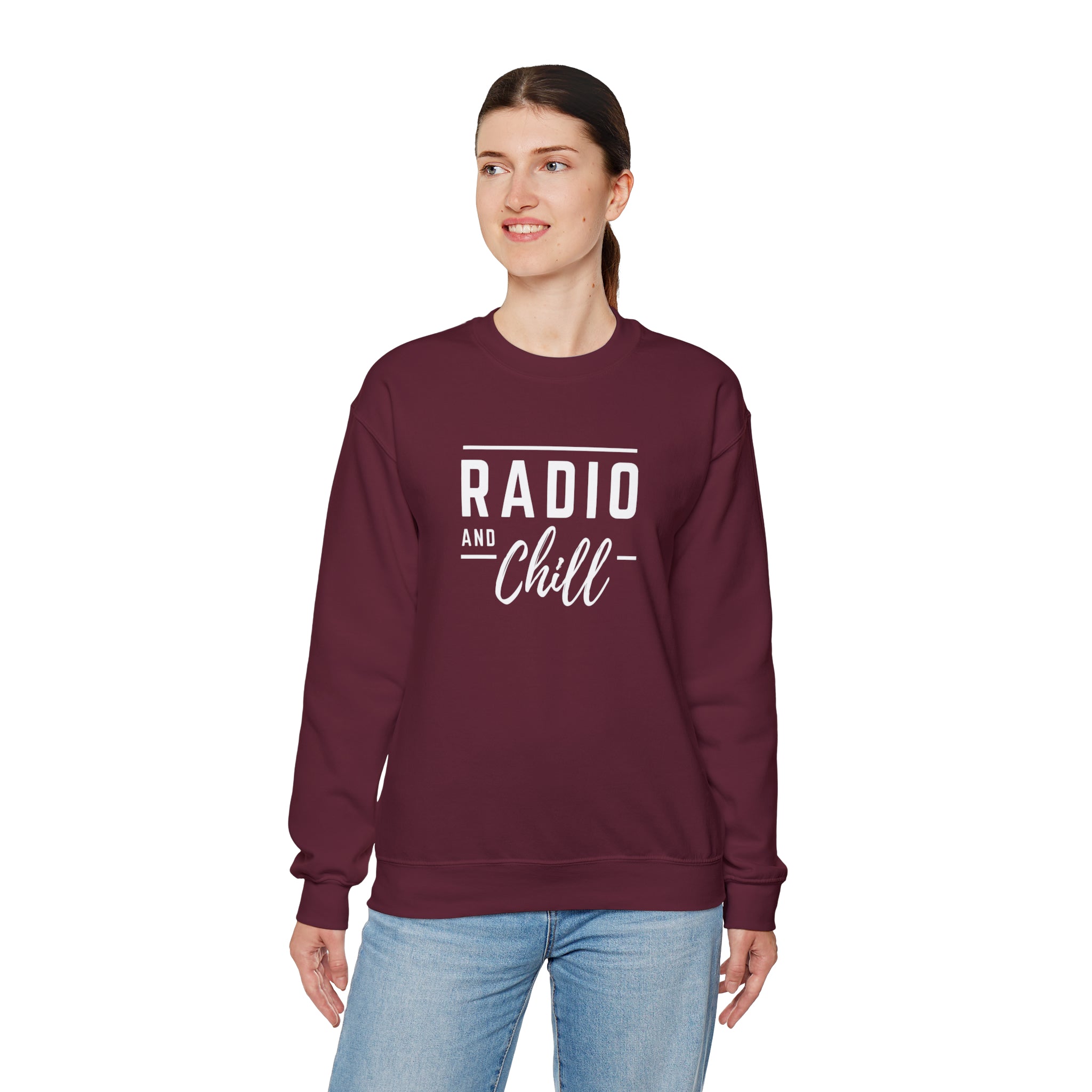 Radio and Chill Crewneck Sweatshirt Unisex