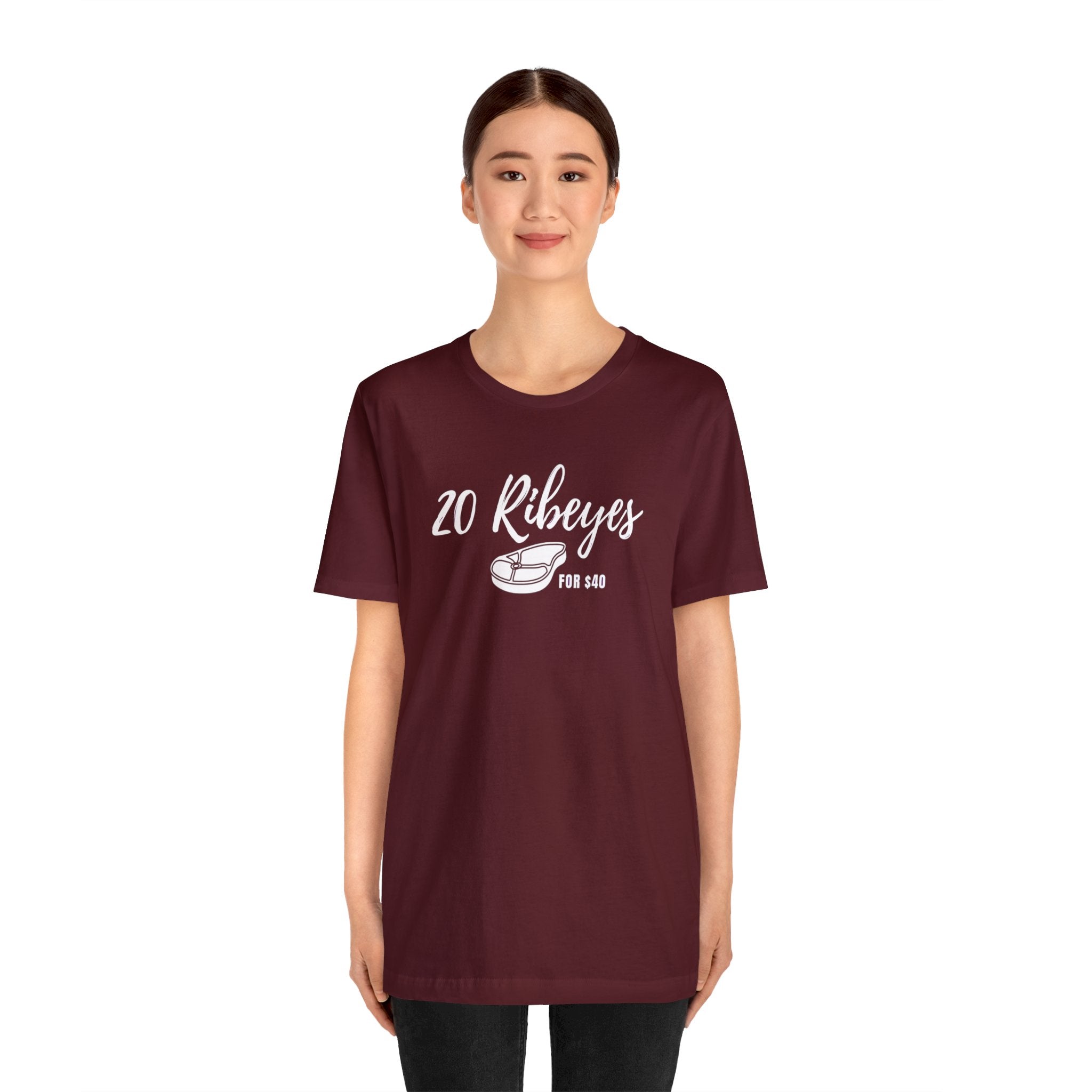 20 Ribeyes Meat Truck Remote Unisex Tee