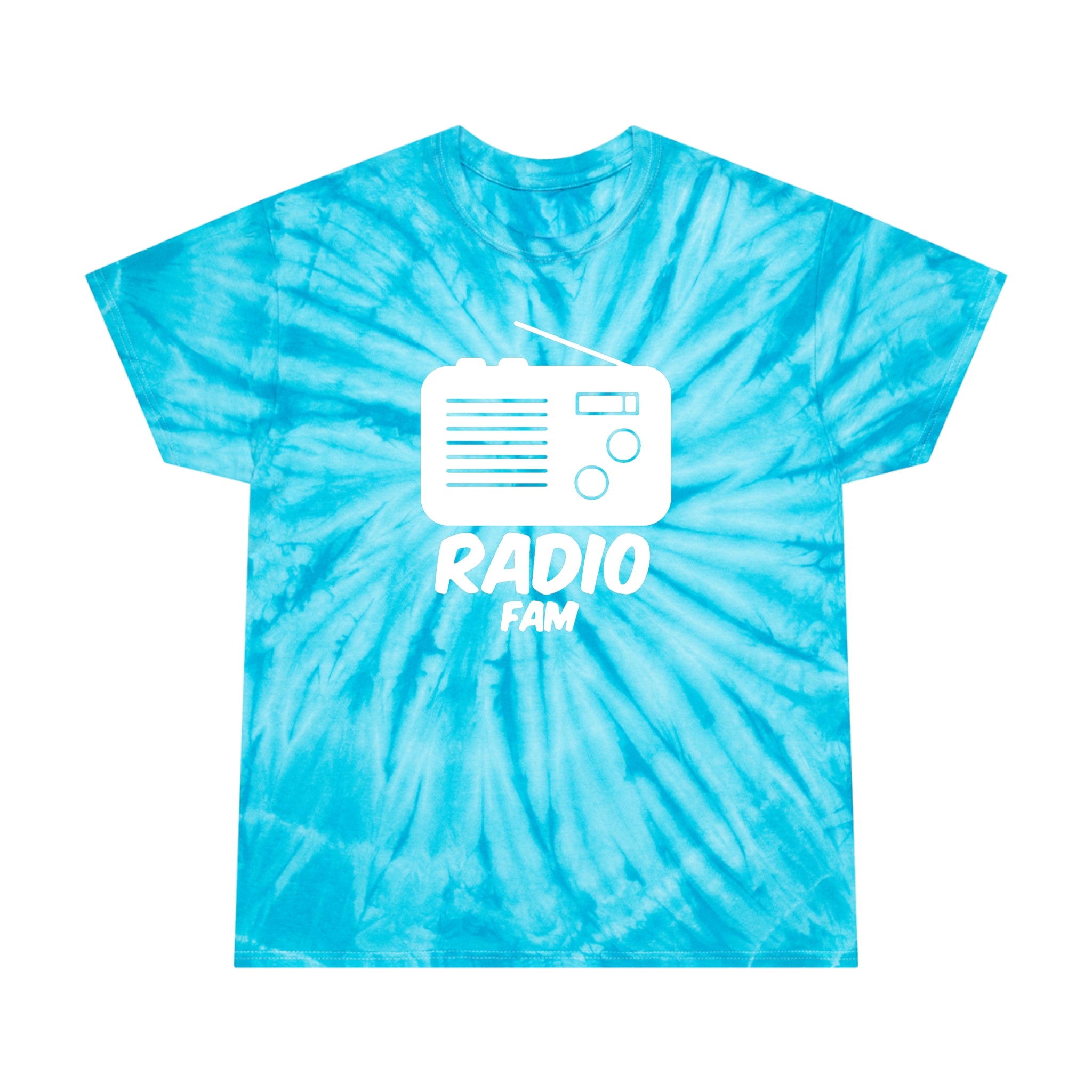 Radio Fam Logo Tie-Dye Tee, Cyclone