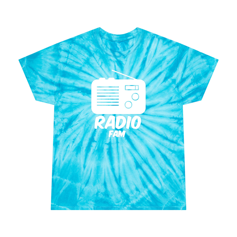 Radio Fam Logo Tie-Dye Tee, Cyclone