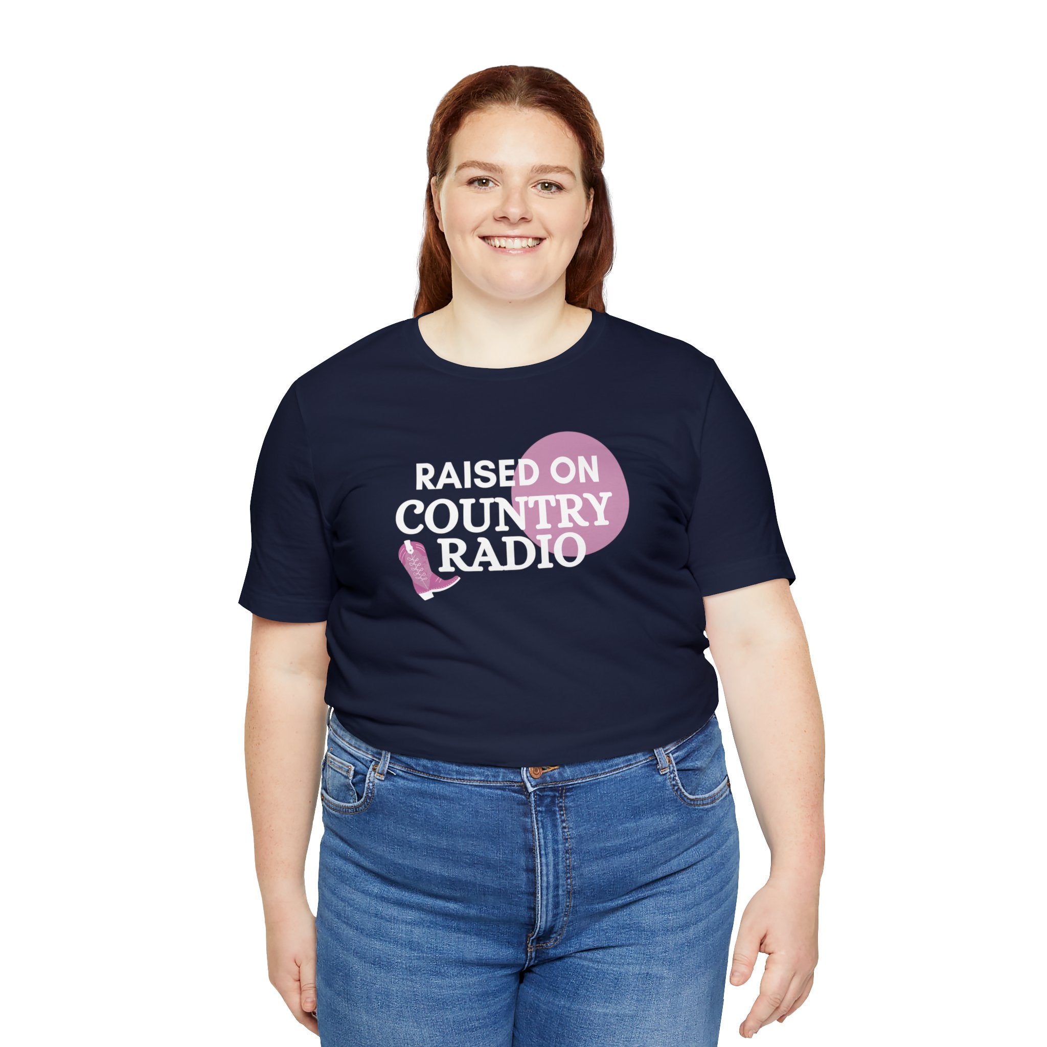PINK Raised on Country Radio Unisex Tee
