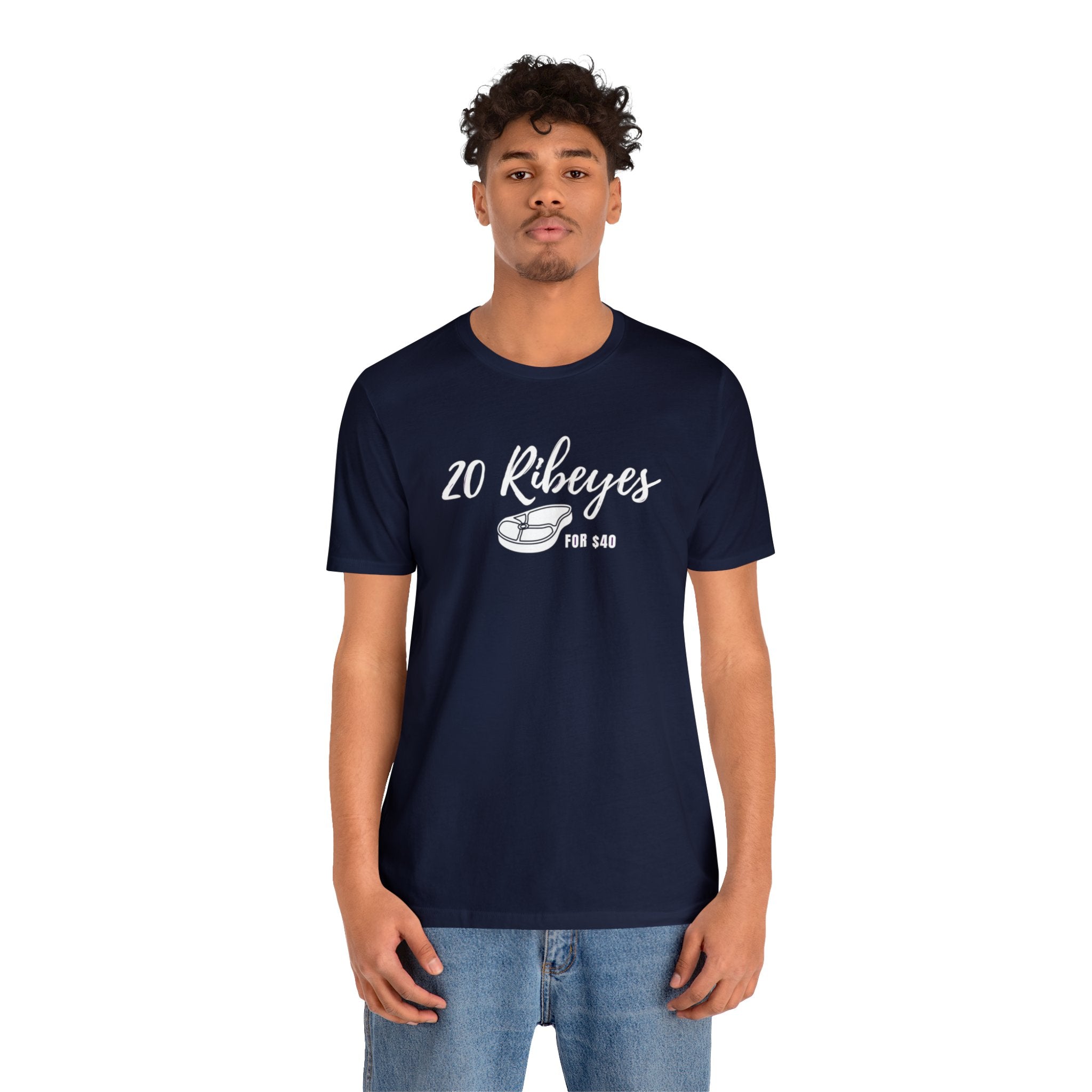 20 Ribeyes Meat Truck Remote Unisex Tee