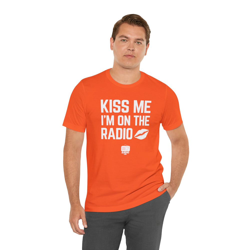 
            
                Load image into Gallery viewer, KISS ME I&amp;#39;m On The Radio St. Patrick&amp;#39;s Day Unisex Tee
            
        