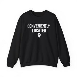Conveniently Located Crewneck Sweatshirt