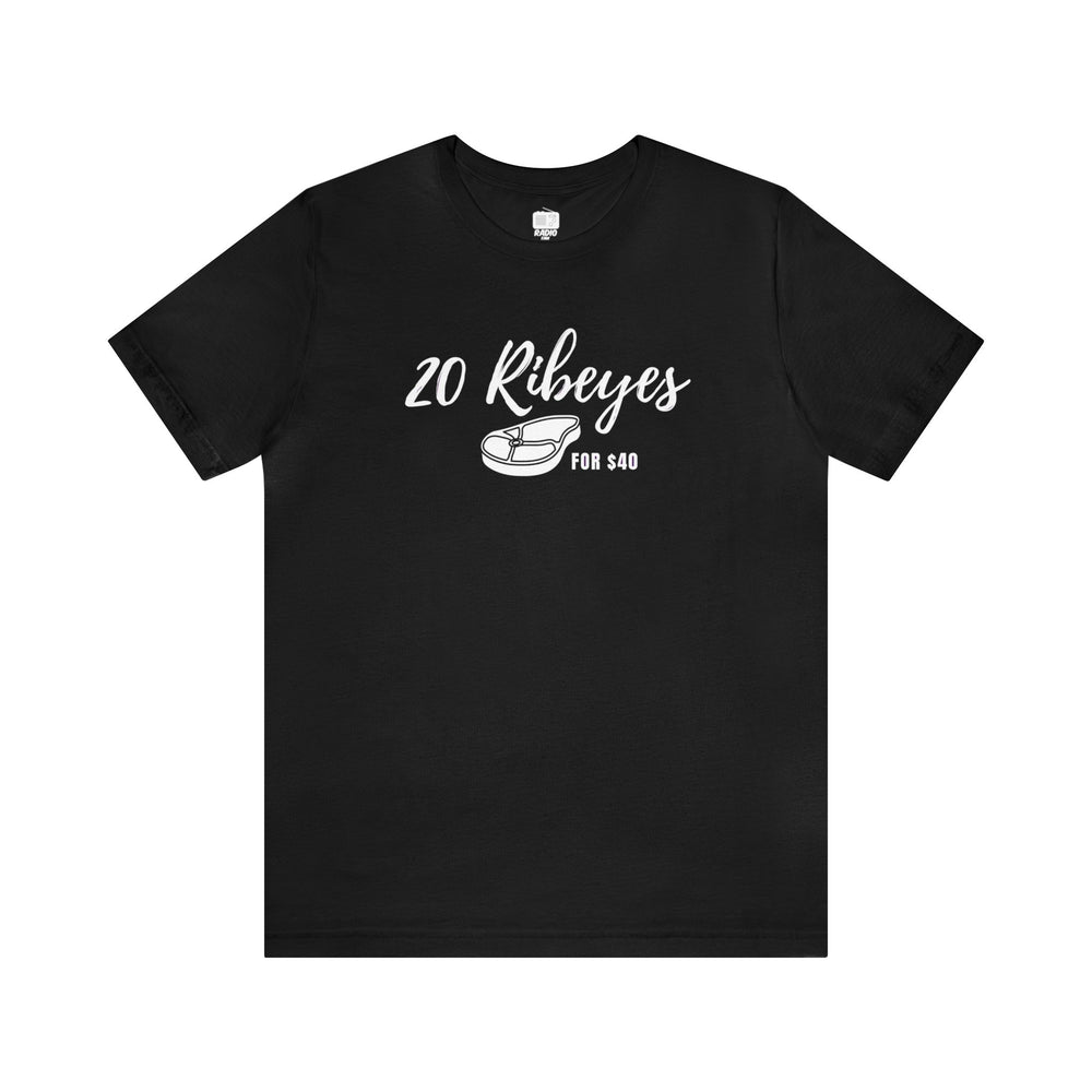 20 Ribeyes Meat Truck Remote Unisex Tee