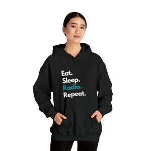 Eat Sleep Radio Repeat Unisex Heavy Blend™ Hoodie