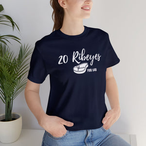 20 Ribeyes Meat Truck Remote Unisex Tee