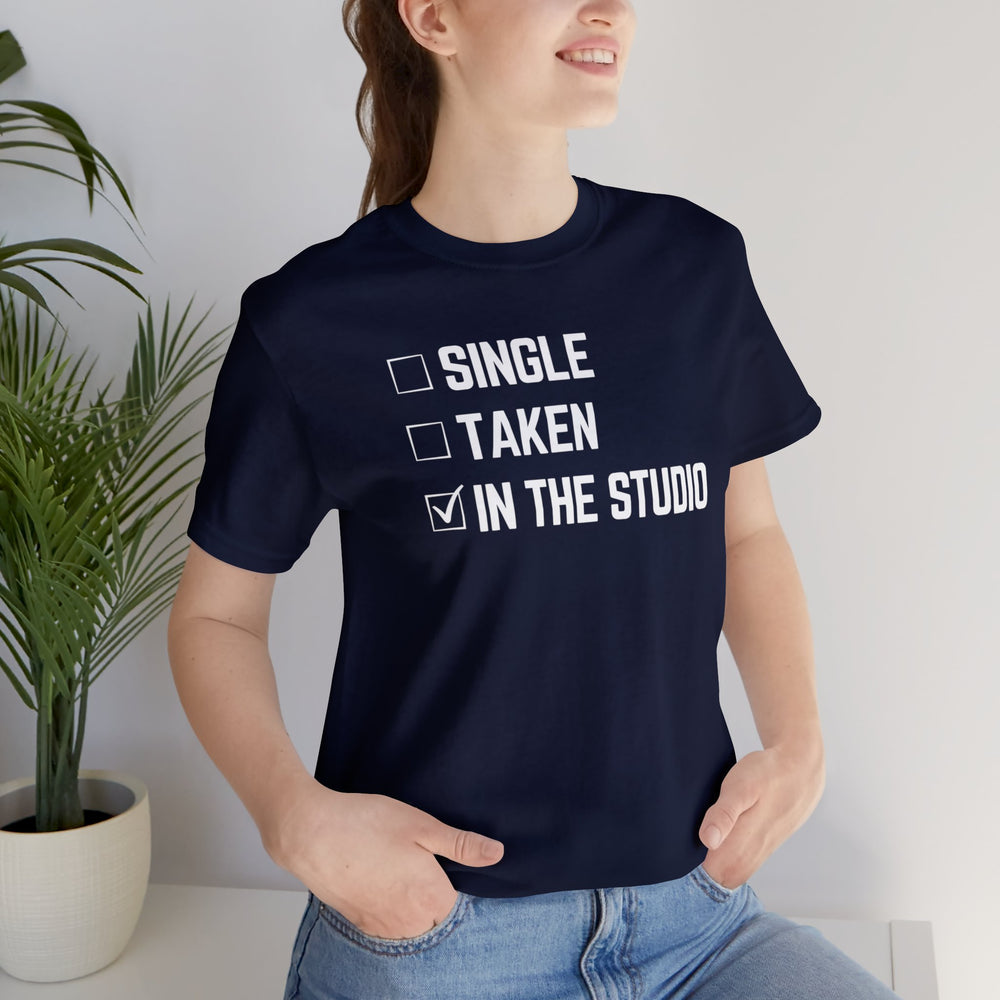 
            
                Load image into Gallery viewer, Single Taken In The Studio Relationship Unisex Tee
            
        