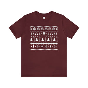 
            
                Load image into Gallery viewer, Radio Holiday Sweater Unisex Tee
            
        
