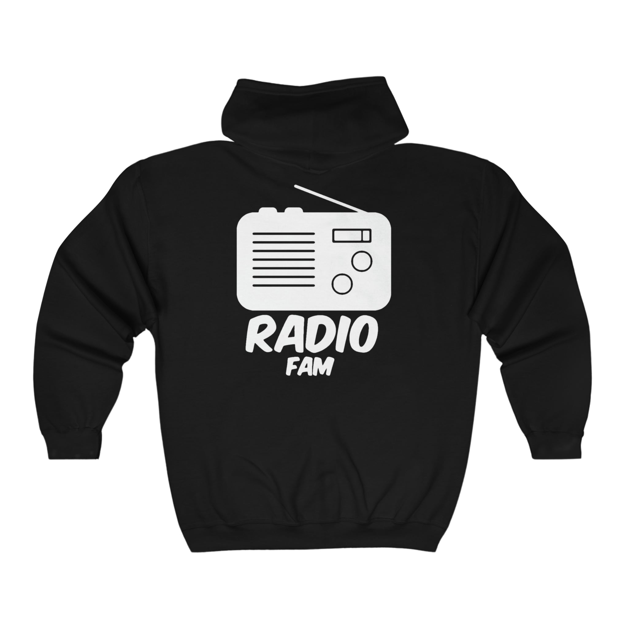ON AIR Radio Fam Logo Unisex Full Zip Hooded Sweatshirt