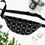 Black Radio Fanny Pack