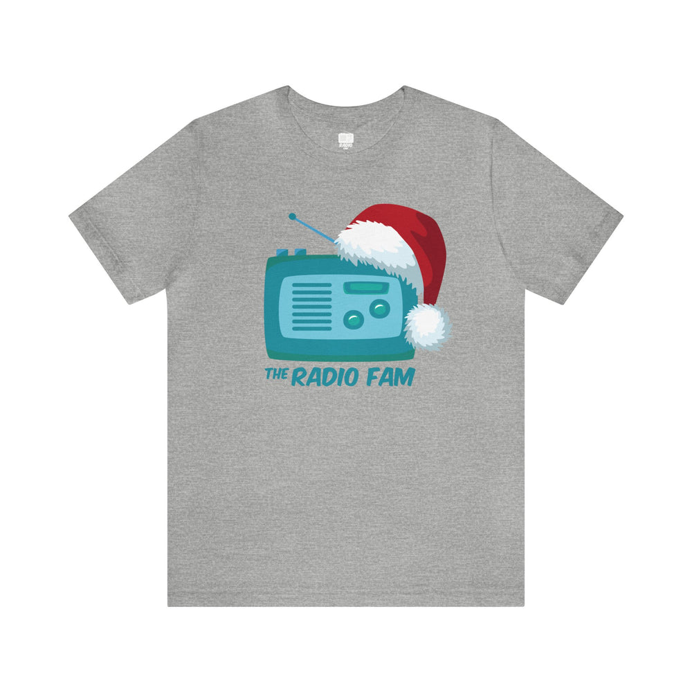 Santa Hat Holiday Radio Fam Unisex Tee