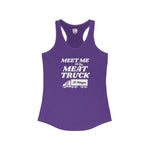 Meet Me At The Meat Truck Women's Slim-Fit Tank