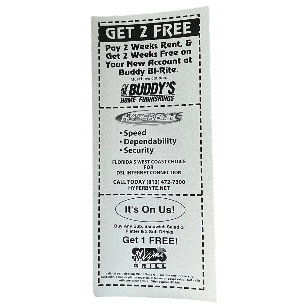 93.3 FLZ Radio Bumper Sticker VTG