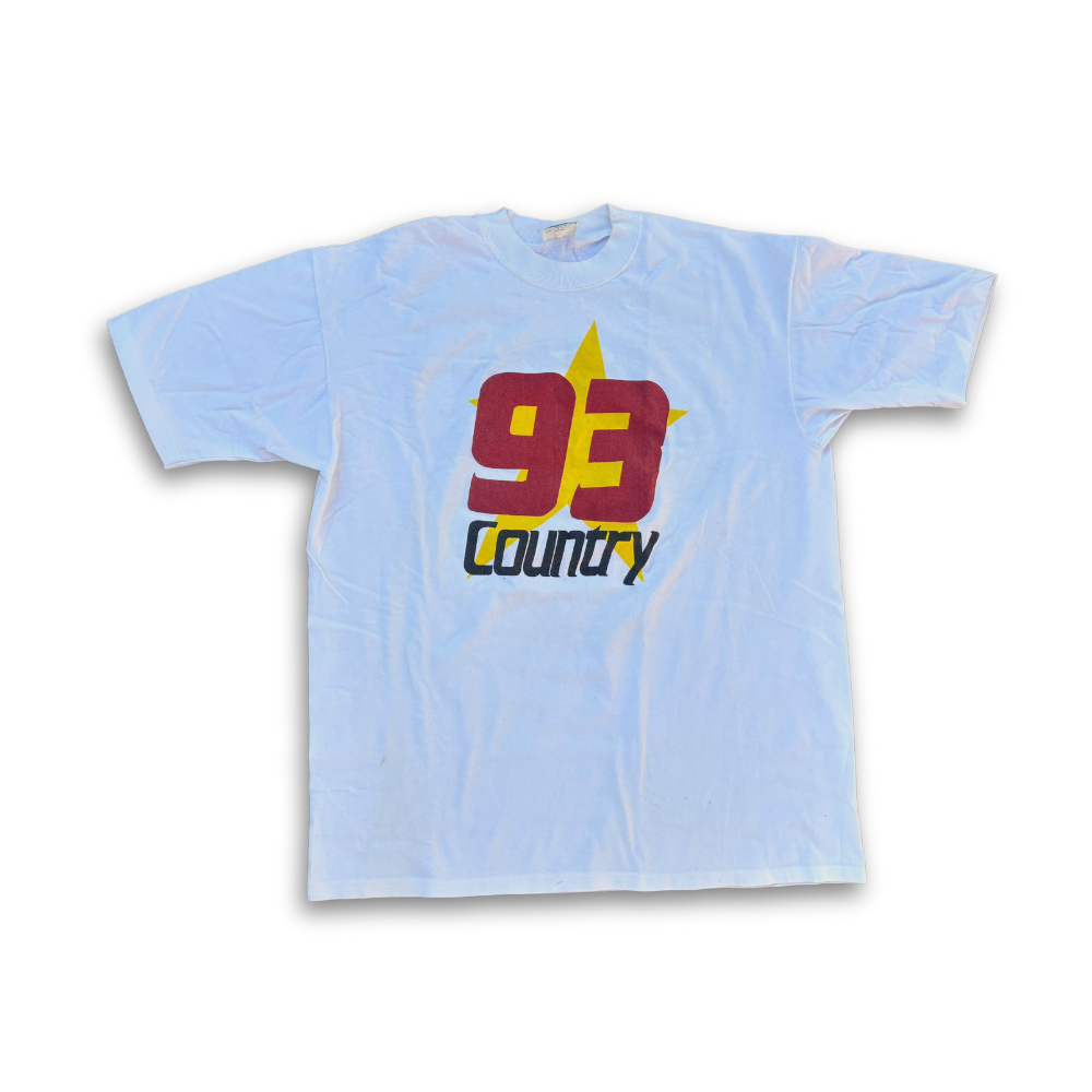 93 Country Athens Radio Station T-Shirt VTG