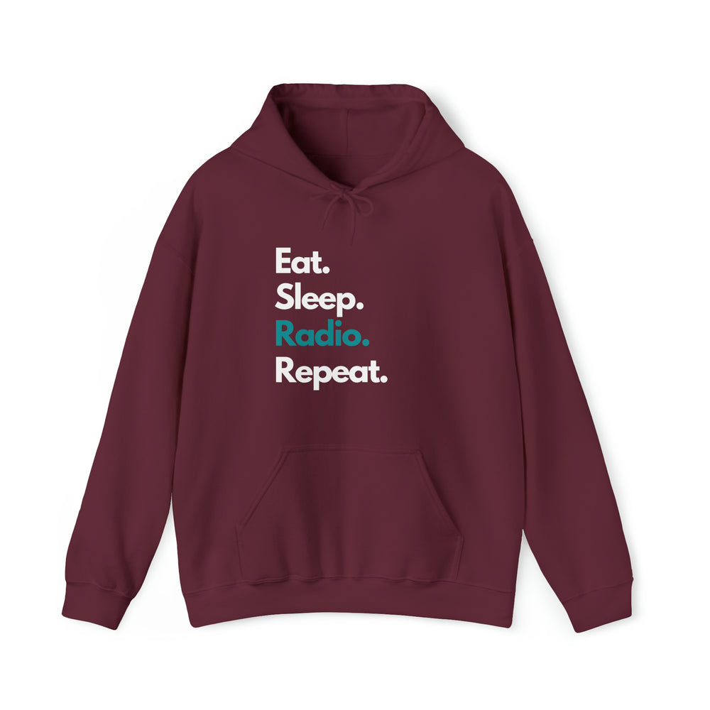 Eat Sleep Radio Repeat Unisex Heavy Blend™ Hoodie