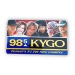 98.5 KYGO Country Artists VTG Magnet
