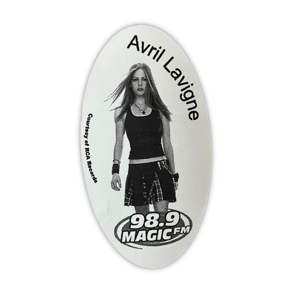 98.9 Magic FM Sticker with AVRIL LAVIGNE Promo