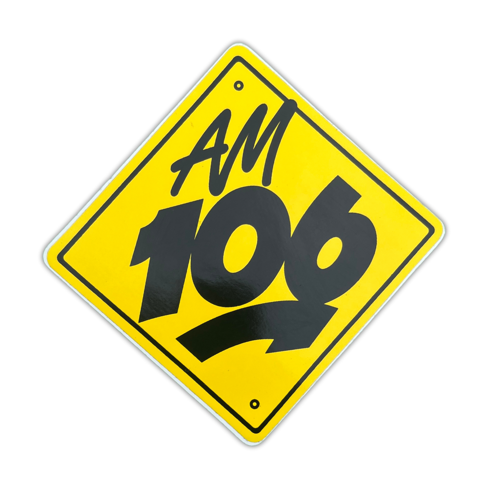 AM 106 Calgary Radio Sticker