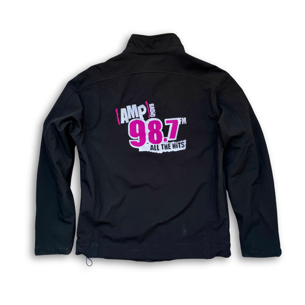 AMP Radio 98.7 Weatherproof Full-Zip Jacket VTG