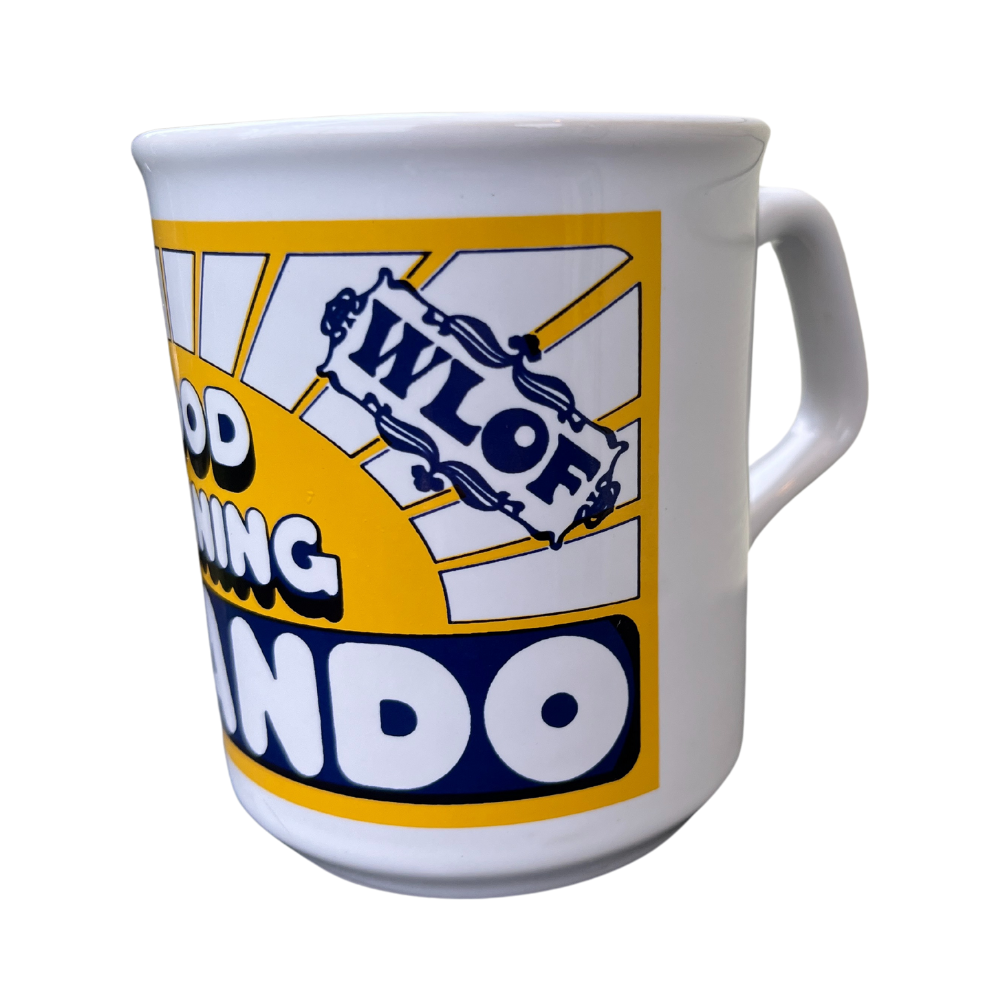 BJ-105 & WLOQ Good Morning Orlando VTG Mug