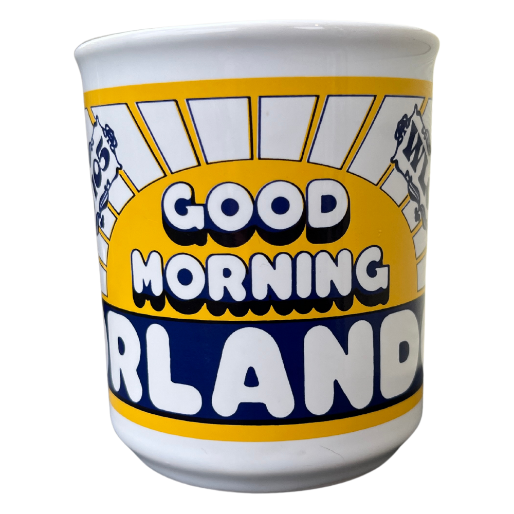 BJ-105 & WLOQ Good Morning Orlando VTG Mug