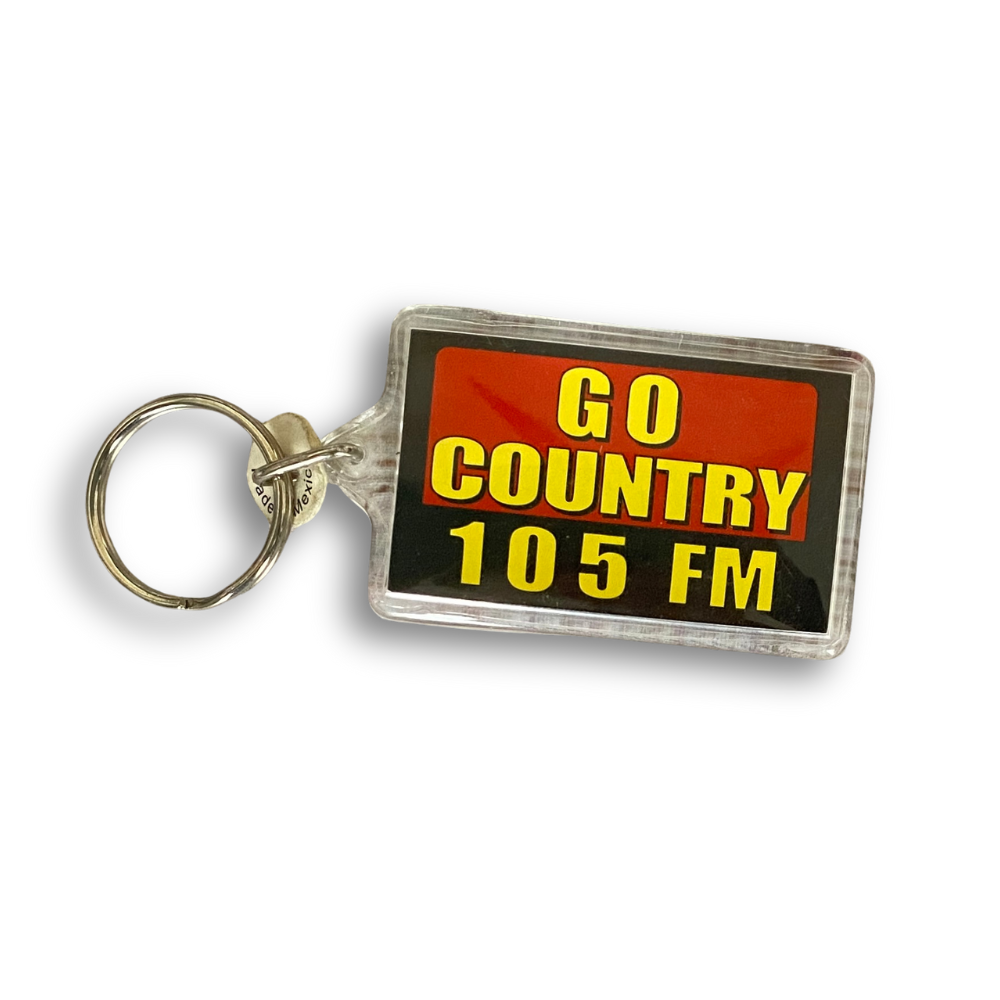Go Country 105 Logo Keychain
