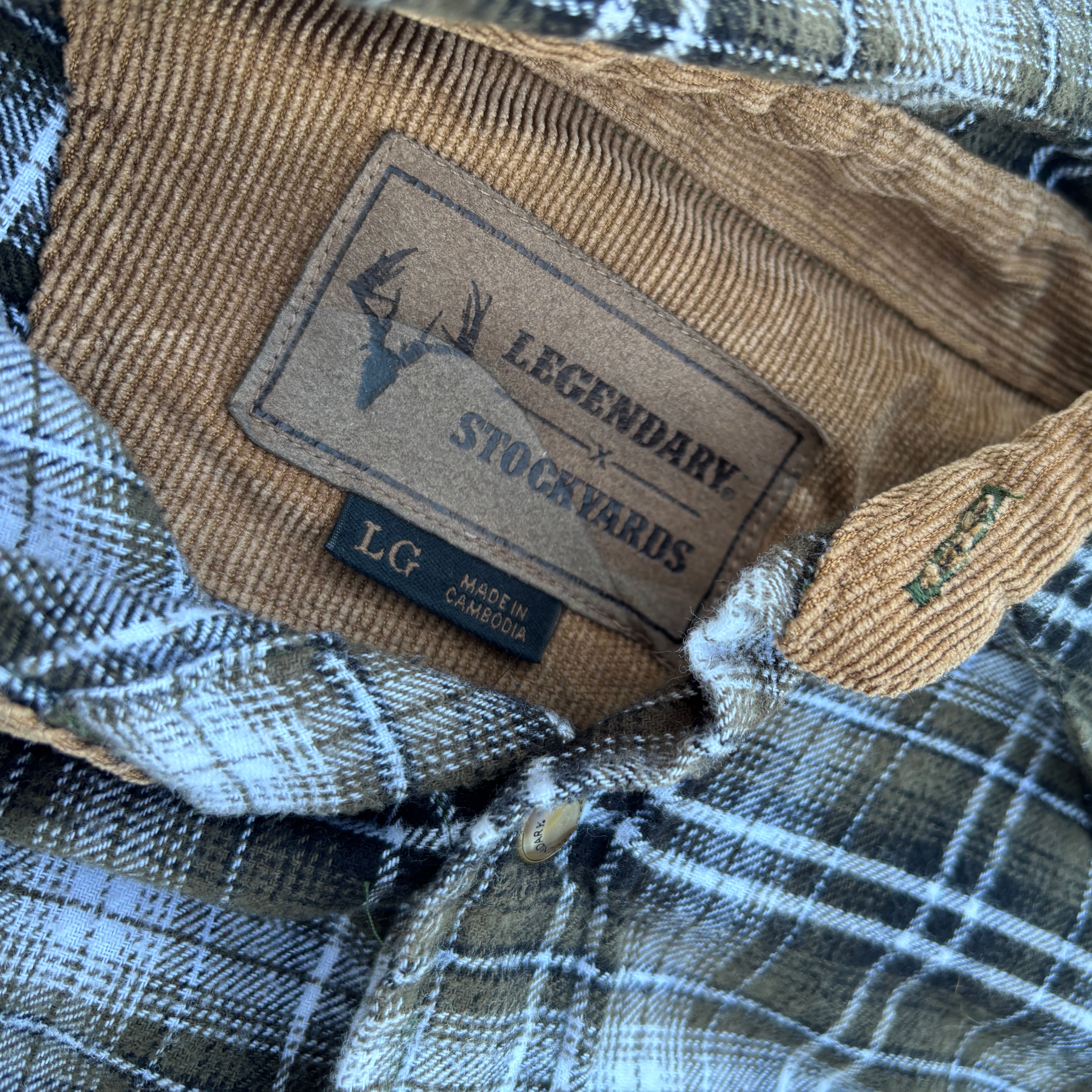 Green Day Repurposed Flannel