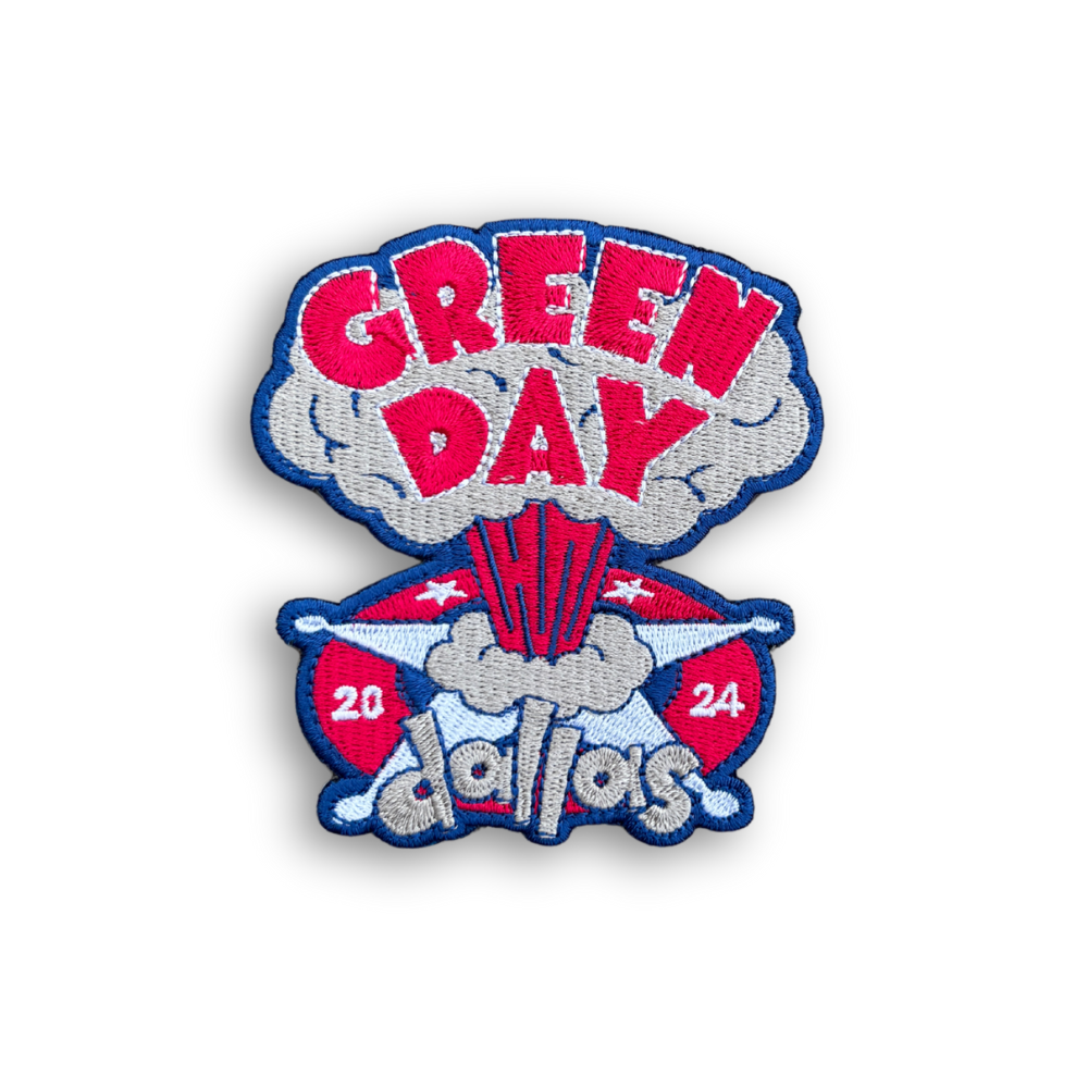 Green Day Saviors Tour Patch DALLAS
