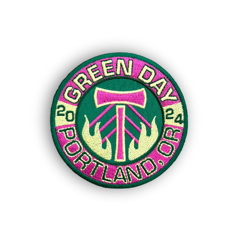 Green Day Saviors Tour Patch PORTLAND