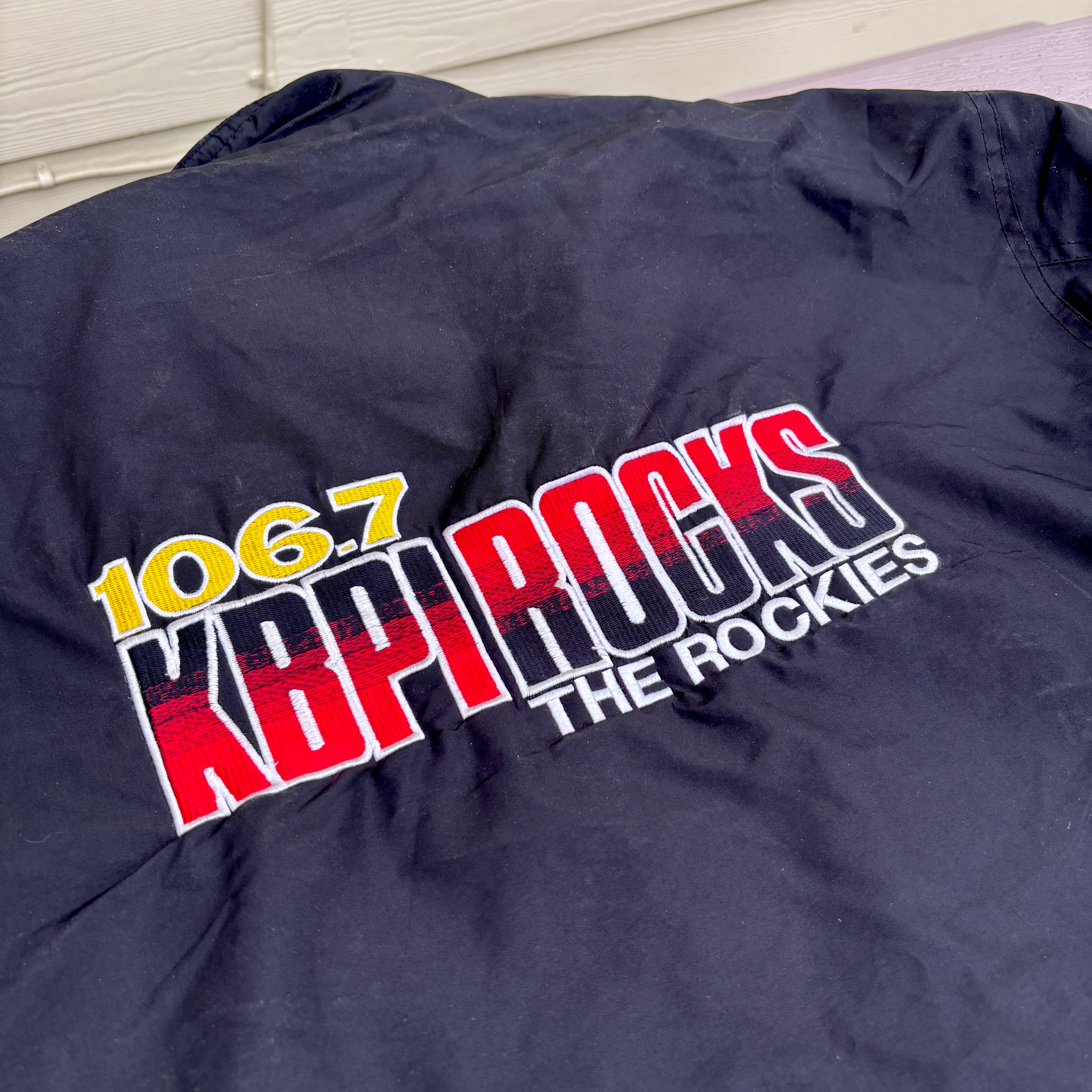 106.7 KBPI Radio Station Jacket VTG