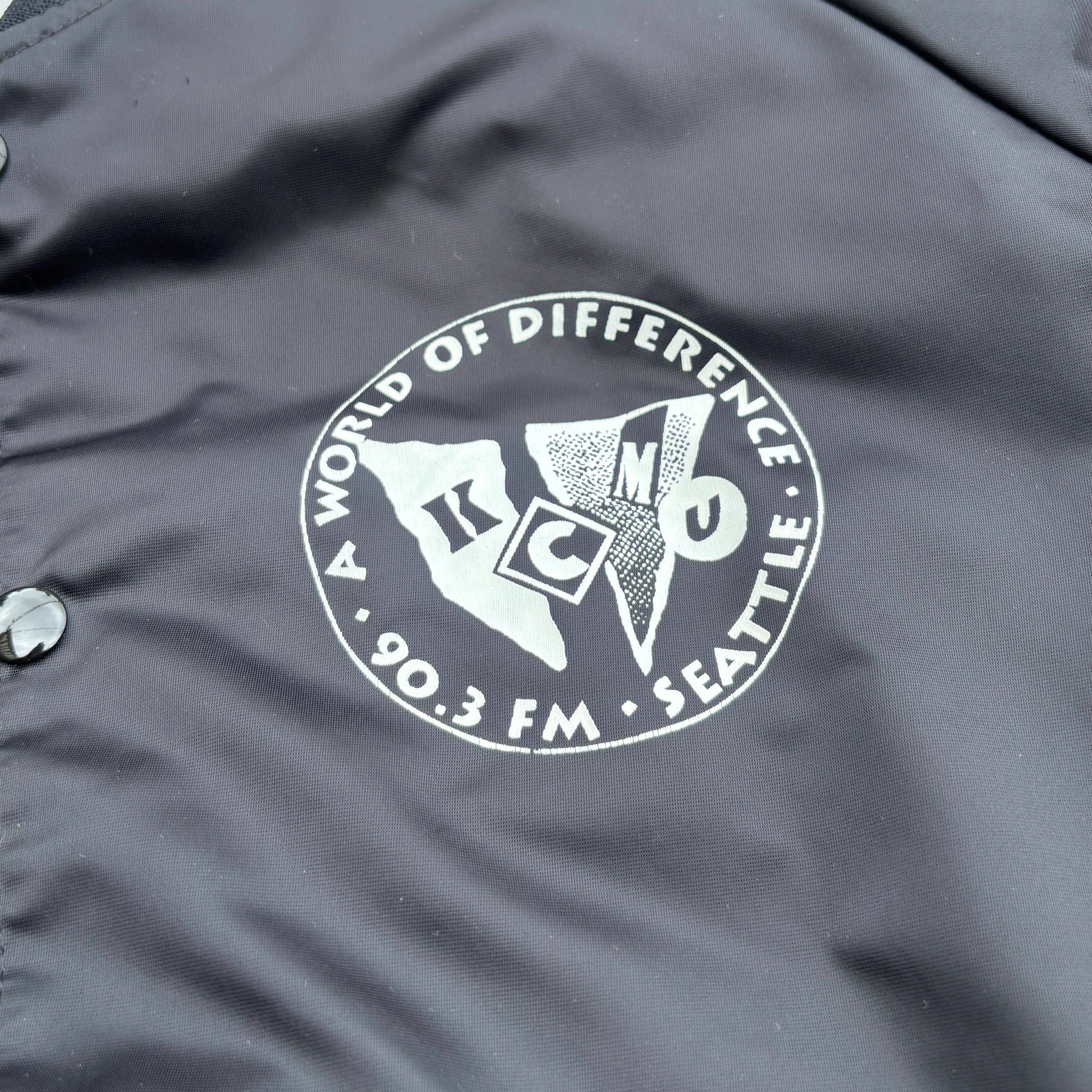 KCMU 90.3 FM Seattle Radio Station Jacket VTG