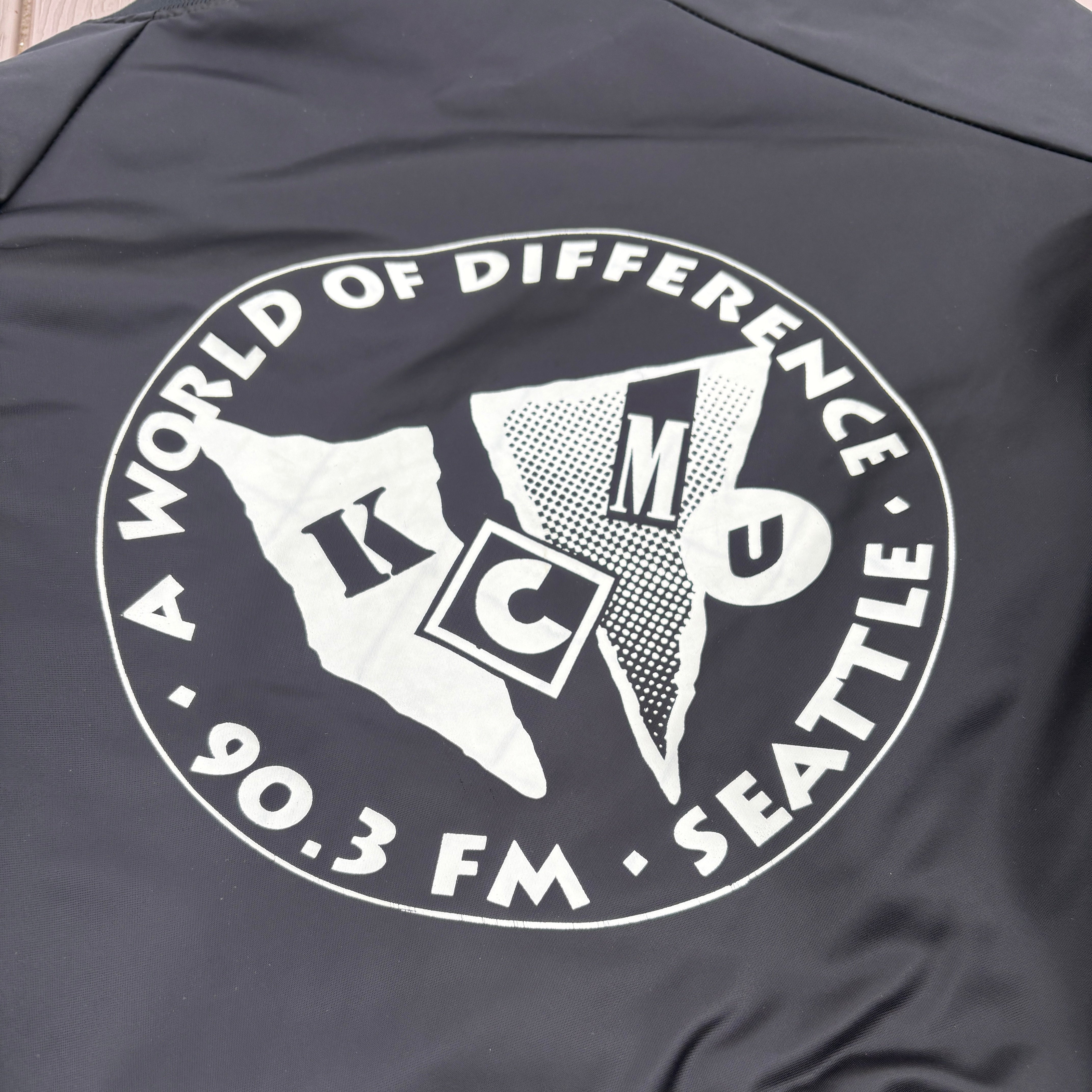 KCMU 90.3 FM Seattle Radio Station Jacket VTG