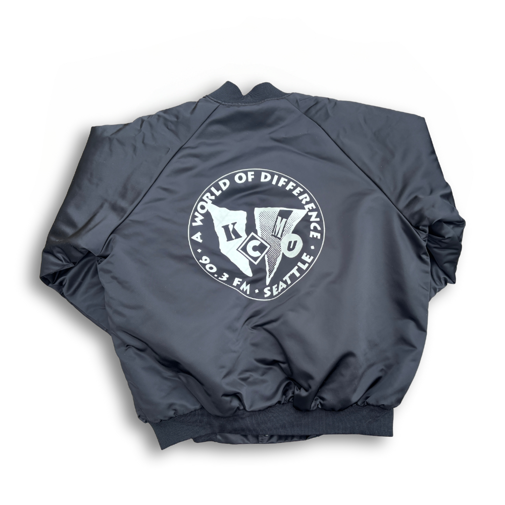 KCMU 90.3 FM Seattle Radio Station Jacket VTG