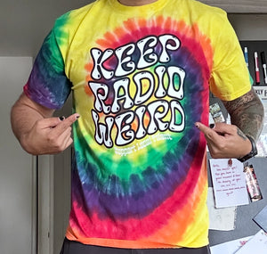 Keep Radio Weird Tie-Dye T-Shirt