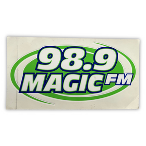 98.9 Magic FM (KKMG) Clear Sticker