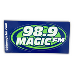 98.9 Magic FM (KKMG) Blue VTG Sticker