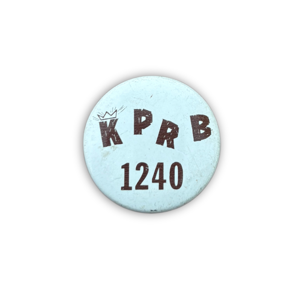 KPRB 1240 AM VTG Button