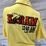 KRAM 1340 AM Vegas 1970s Radio VTG Polo Shirt