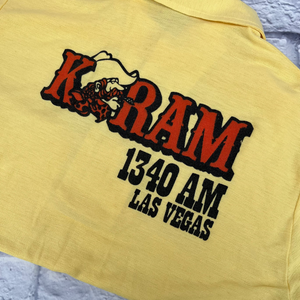 KRAM 1340 AM Vegas 1970s Radio VTG Polo Shirt