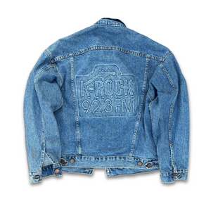 KROCK 92.3 FM Denim Jacket VTG