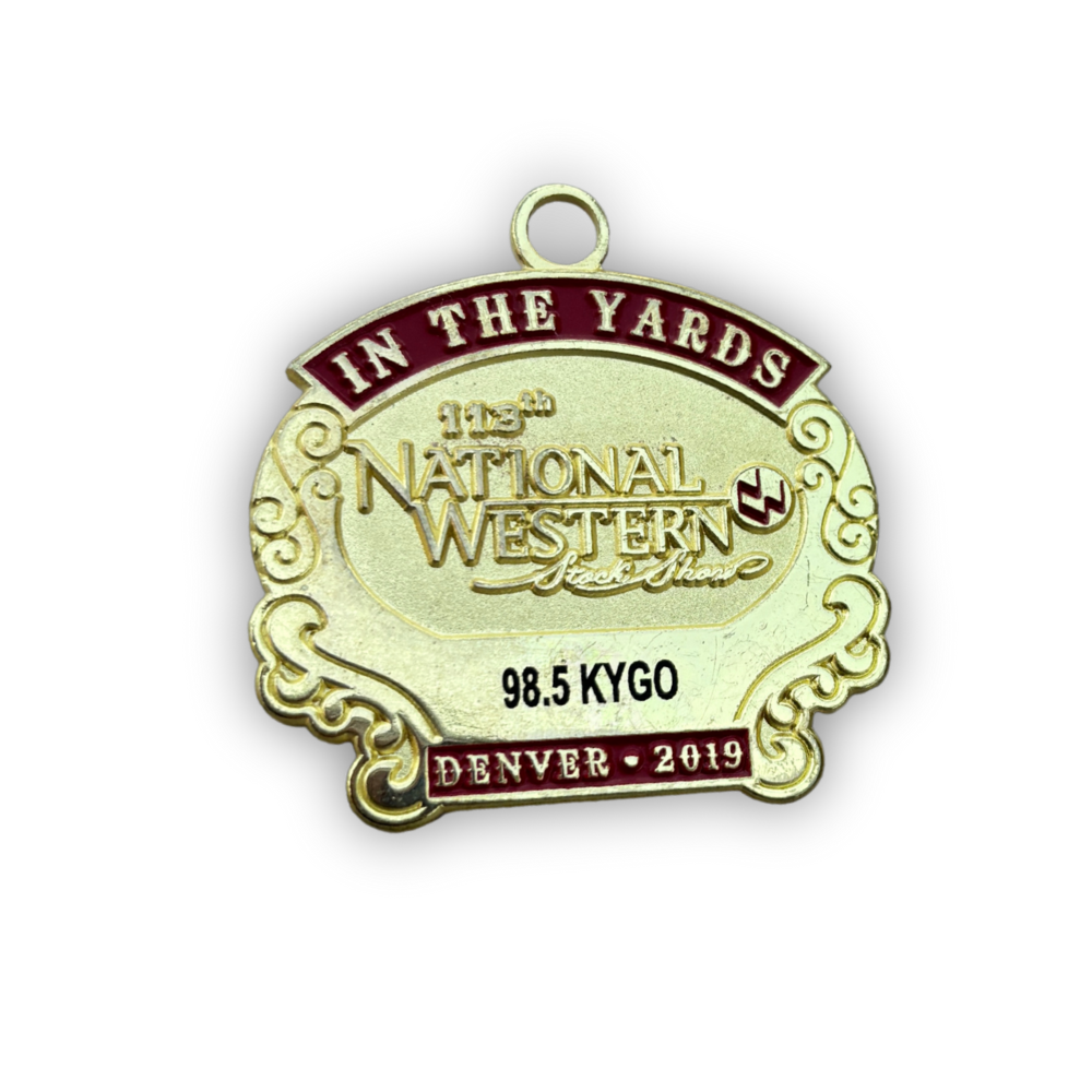 98.5 KYGO 2019 National Western Stock Show Pin