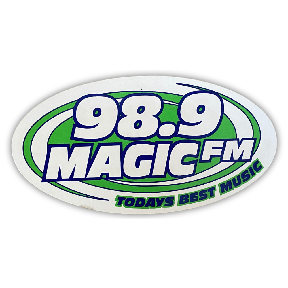 98.9 Magic FM (KKMG) Slogan Bumper Sticker