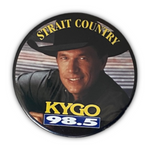 98.5 KYGO George Strait VTG Button